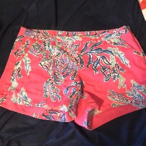 Pink Samba Lilly Pulitzer size 2 shorts